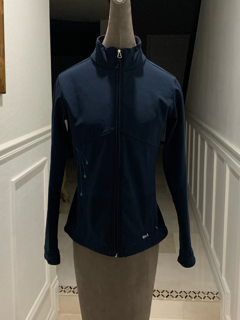 Spyder Women's Transport Navy Full-Zip Active Women’s Jacket Size 4 Us